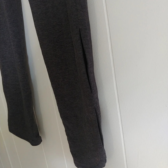 Free People Infinity High Waisted Cutout Crop Leggings Charcoal Heather Size L - Picture 2 of 8